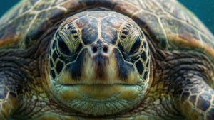 Turtle Face Close-Up