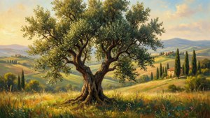 Tuscan Olive Landscape