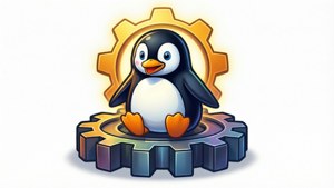 Tux on Kernel Gear