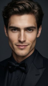 Tuxedo Handsome Model