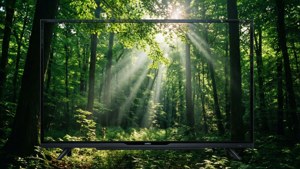 TV 4K Sunlit Forest