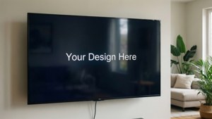 TV Screensaver Mockup