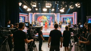TV Show Set Backstage