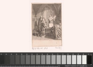 Twee afgevaardigde van Ferdinand II bij Wallenstein