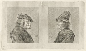 Twee boerenkoppen