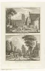 Twee dorpsgezichten te Hollum