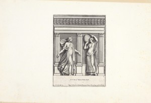 Twee figuren met een tamboerijn