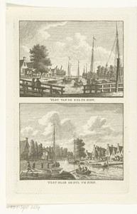 Twee gezichten bij haven en sluis van IJlst