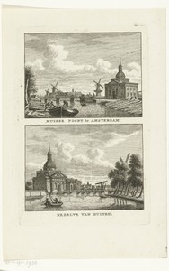 Twee gezichten op de Tweede Muiderpoort te Amsterdam