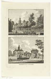 Twee gezichten op de Utrechtsepoort te Amsterdam