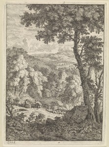 Twee herders in een landschap