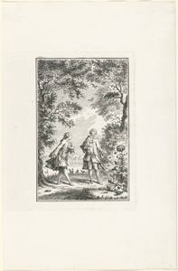 Twee heren in de natuur