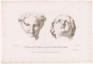 Twee hoofden van vrouwen