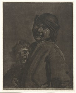 Twee lachende jongens