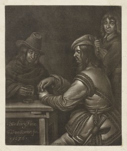 Twee mannen aan een tafel