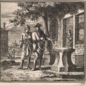 Twee mannen bij een aambeeld
