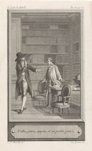 Twee mannen in conversatie