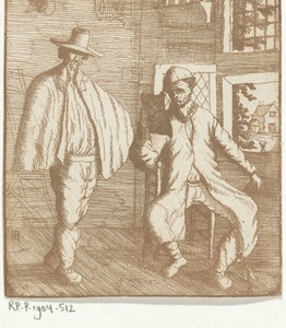 Twee mannen in een interieur