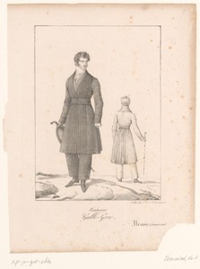 Twee mannen in Gallo-Grieks kostuum