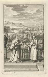 Twee mannen in gesprek