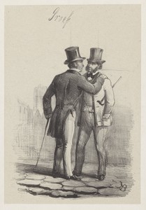 Twee mannen in gesprek