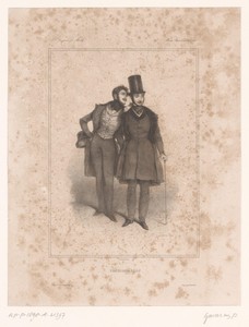 Twee modieuze mannen