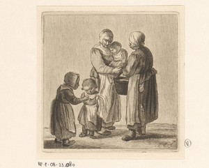 Twee moeders met kinderen
