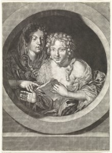 Twee musicerende vrouwen