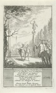 Twee paar historische figuren in gesprek