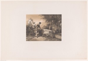 Twee paren in een park