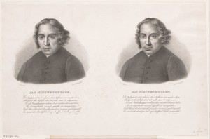 Twee portretten van Jan Nieuwenhuyzen