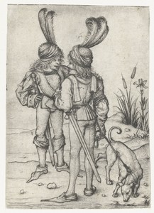 Twee pratende jagers