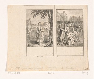 Twee scènes uit de Deserteur