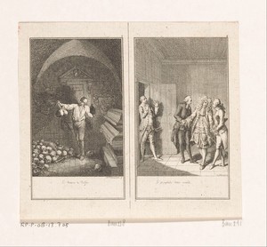 Twee scènes uit de geschiedenis van Blaise Gaulard