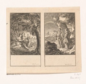 Twee scènes uit de Idyllen van Salomon Gessner