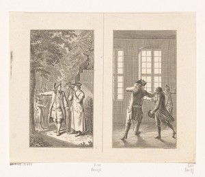 Twee scènes uit Sebaldus Nothanker
