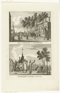 Twee stadsgezichten te Amsterdam: Zeerecht en Schreierstoren