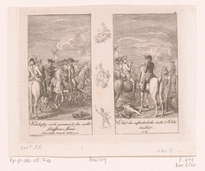 Twee voorstellingen uit de anekdoten van Friedrich II