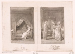 Twee voorstellingen uit de verhalen van Wilhelm Gottlieb Becker