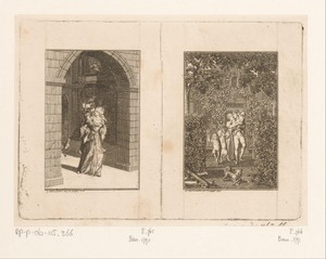 Twee voorstellingen uit de verhalen van Wilhelm Gottlieb Becker