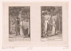 Twee voorstellingen uit de verhalen van Wilhelm Gottlieb Becker