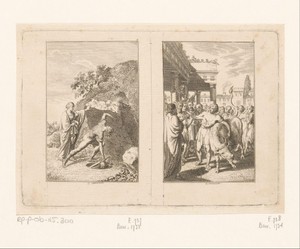 Twee voorstellingen uit het leven van Theseus
