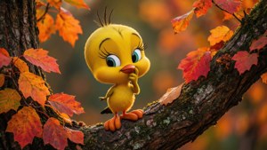 Tweety in Autumn