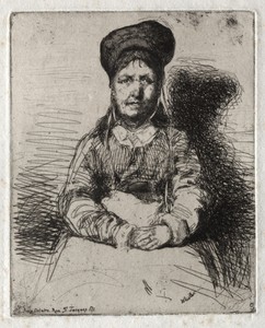 Twelve Etchings from Nature:  La Rétameuse