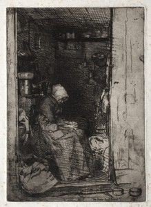 Twelve Etchings from Nature:  La Veille aux Loques