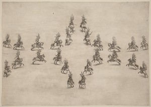 Twenty-Four Cavaliers in an Oval