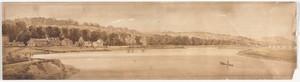 Twenty Views of Paris and Environs:  View of St. Cloud and Mount Calvary taken from Pont de Sêve