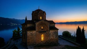 Twilight at Kaneo Monastery
