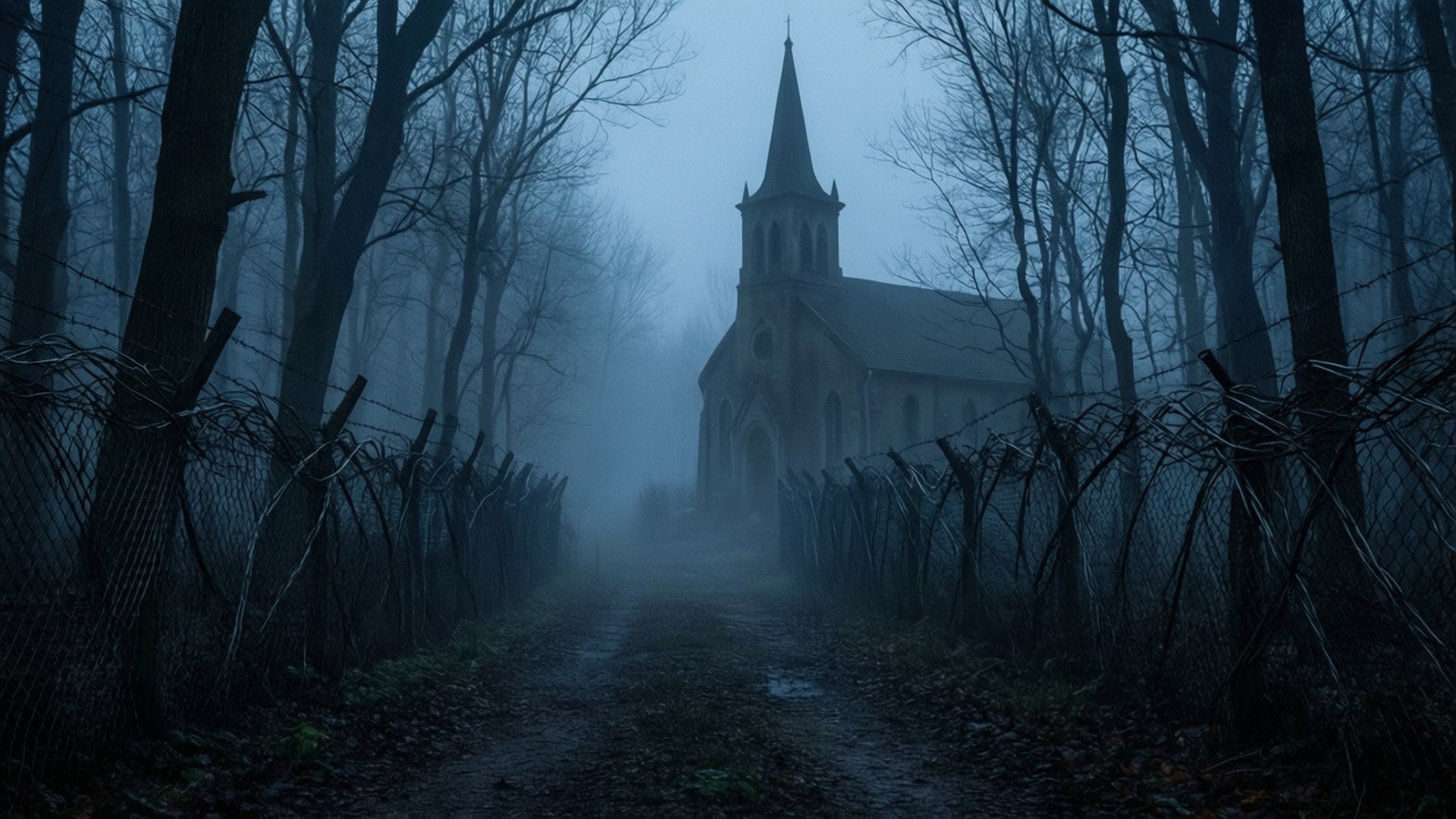 Twilight Church by Wallpapers.art Studio