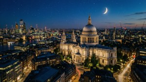 Twilight Cityscape with Dome